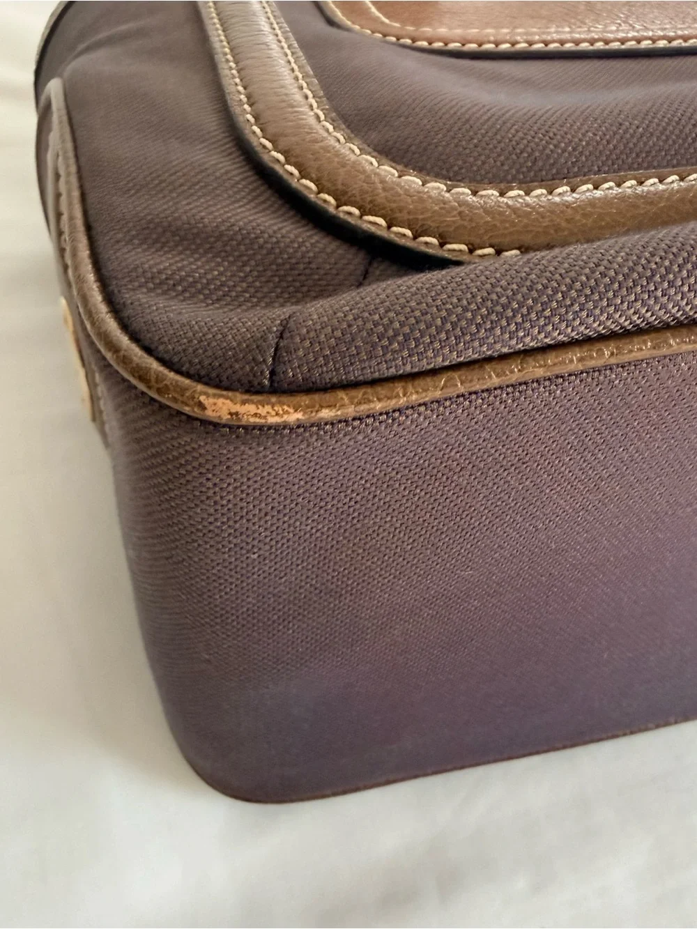 Authentic Celine Canvas and Leather Boogie Bag
